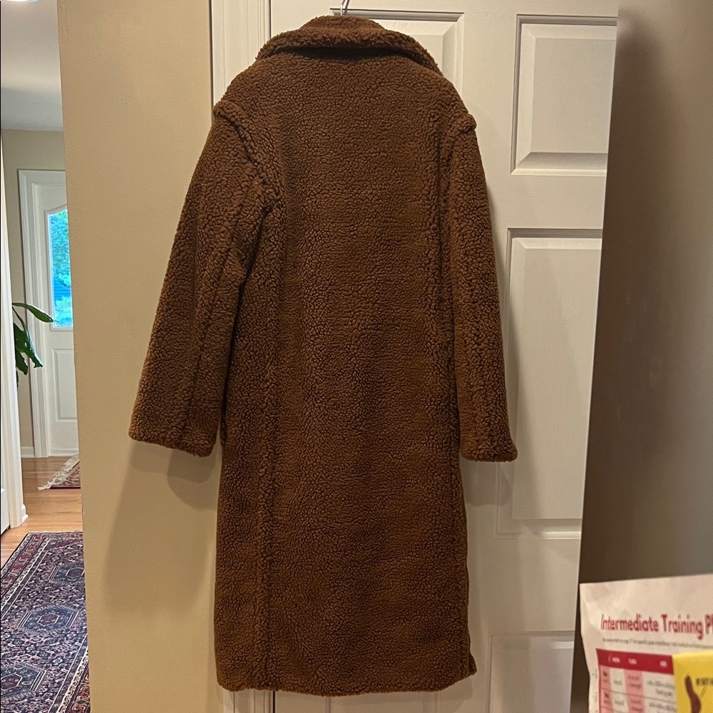 Brown Teddy Coat - Picture 3 of 3